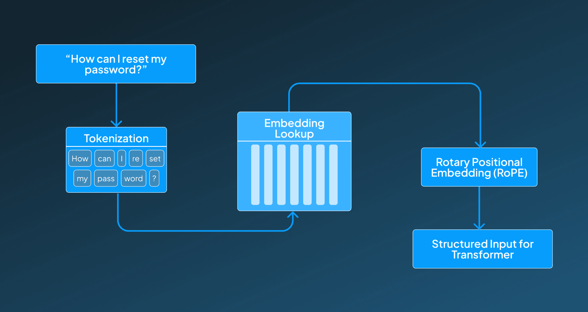 How text embedding layer works